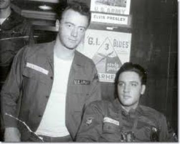 Red West with Elvis during Army days